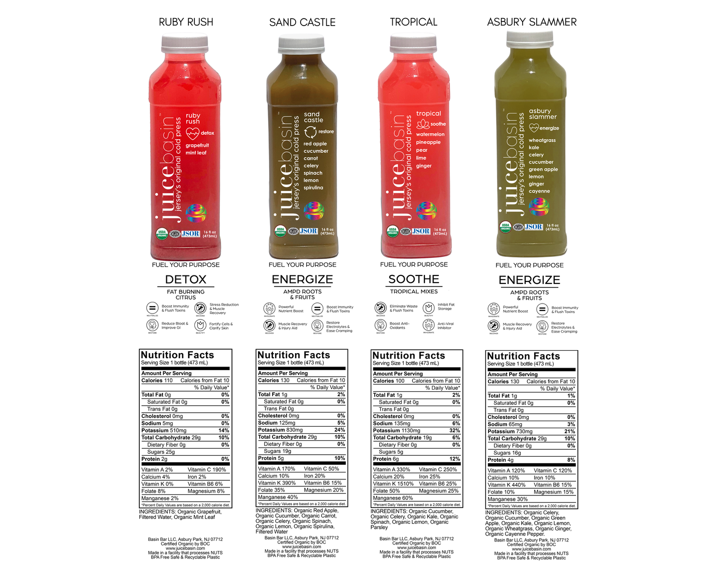 Juice Til Nite® Organic Cleanse (with Meal Option)