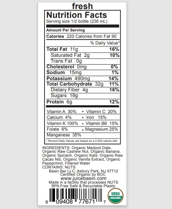 Mint Nib - Meal Replacement Green Shake