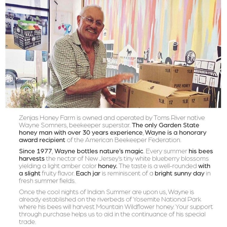 Jersey Blueberry Infused Honey