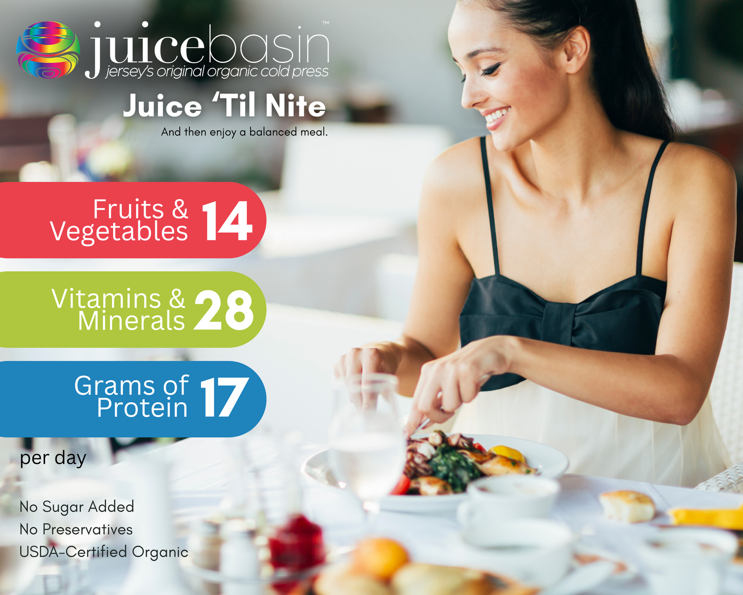 Juice Til Nite® Organic Cleanse (with Meal Option)