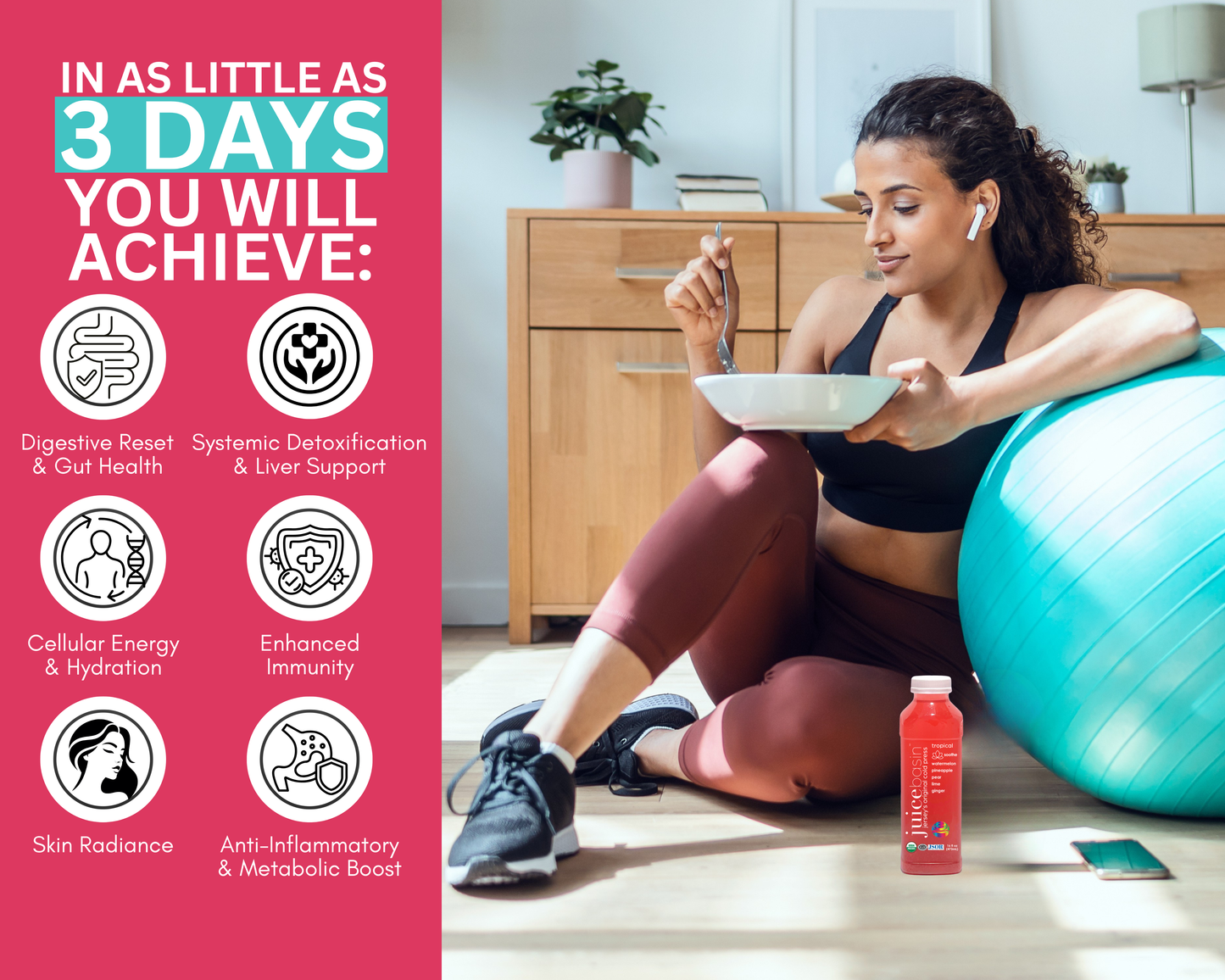 Juice Til Nite® Organic Cleanse (with Meal Option)